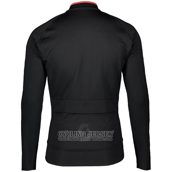 2019 Cycling Jersey Scott Rc Ff Yellow Black Long Sleeve And Bib Tight